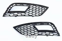 Grille nid d'abeille de grille, support d'emblème de grille, grille de ventilation pour Audi A4 B8 restylée