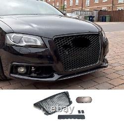 Grille nid d'abeille devant le pare-chocs PDC support de plaque d'immatriculation pour Audi A3 8P 08-13