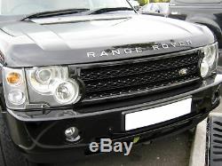 Kit Grille De Conversion Noire Pour Range Rover Supercharged L322 03-05 Vogue Grill