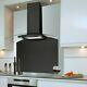 La-70 Luxair-cvd-blk Hoods Con1down Noir Cuisinière 70cm