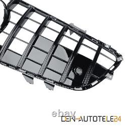 Panamericana Cooler Grille Convient Mercedes Sl R231 12-16 Glossy Black