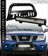 Pour 05-21 Frontier Truck Blk Bull Bar Pare-chocs Grill Guard+120w Cree Led Fog Light