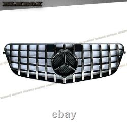 Pour 2010 2011 2012 2013 Mercedes Benz W212 Gt Grille Avant Chrome Bar Black Base