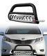 Pour 2011-2020 Toyota Sienna Matte Blk Bull Bar Bumper Grill Grille Guard Withskid