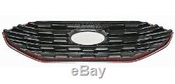 Pour 2019 2020 Ford Edge Black Snap On Grille Overlay Full Front Grill Couvre Nouveau