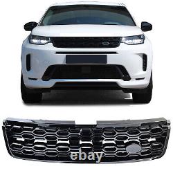 Pour Land Rover Discovery Sport L550 à partir de 2020 Grille de radiateur sport noire brillante.