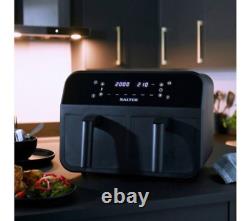 Salter Ek4750 Dual Air Fryer 7.4l Livraison Gratuite Le Jour Suivant? Nouveauté