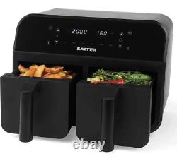 Salter Ek4750 Dual Air Fryer 7.4l Livraison Gratuite Le Jour Suivant? Nouveauté