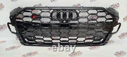 Véritable Audi S5 8W6 Grille de radiateur Noir Brillant Grille avant 8W6853651BQ BN