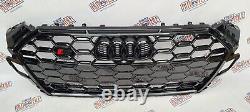 Véritable Audi S5 8W6 Grille de radiateur Noir Brillant Grille avant 8W6853651BQ BN