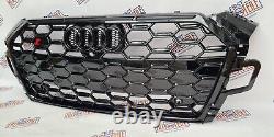 Véritable Audi S5 8W6 Grille de radiateur Noir Brillant Grille avant 8W6853651BQ BN