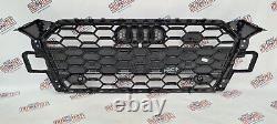 Véritable Audi S5 8W6 Grille de radiateur Noir Brillant Grille avant 8W6853651BQ BN