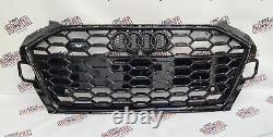 Véritable grille de radiateur Audi S4 A4 B9 noir, grille noire, grille avant 8W0853651DK